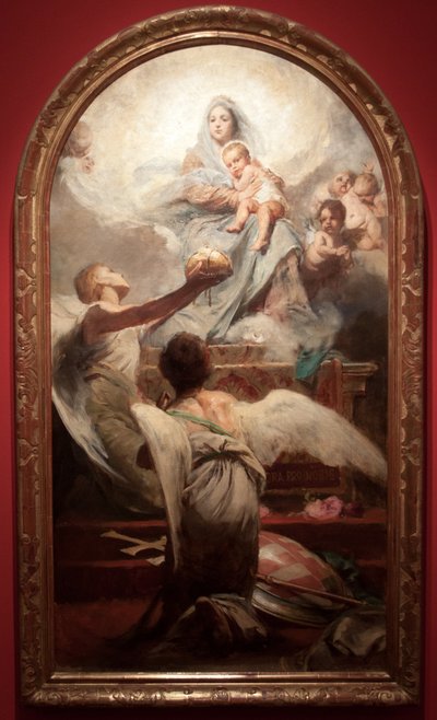 Patroness of Hungary by Gyula Benczúr